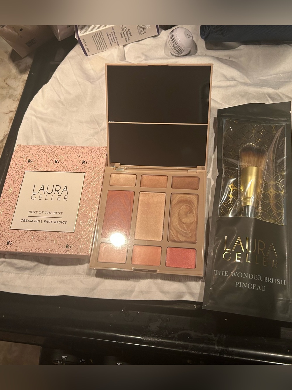 Laura Geller best of the best  cream full Face Basics Palette + the wonder brush